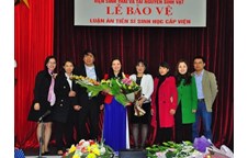 Nghiên cứu sinh Đào Thị Minh Châu bảo vệ thành công luận án Tiến sĩ tại Viện Hàn lâm Khoa học và Công nghệ Việt Nam