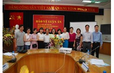 Nghiên cứu sinh Nguyễn Thị Việt Hà bảo vệ thành công luận án Tiến sĩ tại Trường Đại học sư phạm Hà Nội