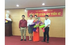 Nghiên cứu sinh Ngô Thị Mai Vi bảo vệ thành công luận án Tiến sĩ Nông nghiệp tại Học viện Nông nghiệp Việt Nam